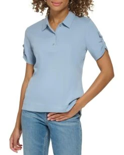 Calvin Klein Short Sleeve D-Ring Polo