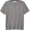 Calvin Klein Men's Short Sleeve Henley Ribbed Logo T-Shirt 2 Calvin Klein Men's Short Sleeve Henley Ribbed Logo T-Shirt -Calvin Klein Sale 91IyxlTFfTL. AC SR736920