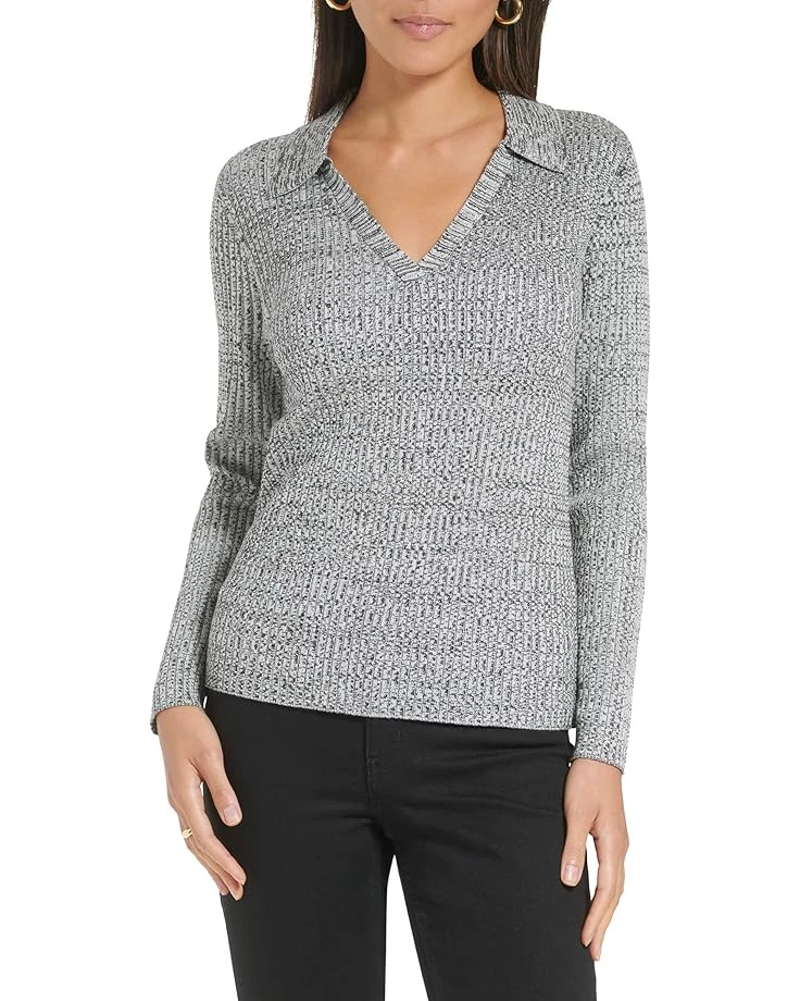 Calvin Klein Long Sleeve Rib With Collar 3 Calvin Klein Long Sleeve Rib With Collar