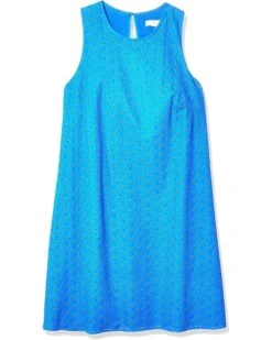 Calvin Klein Women's Sleeveless Round Neck Trapeze Dress